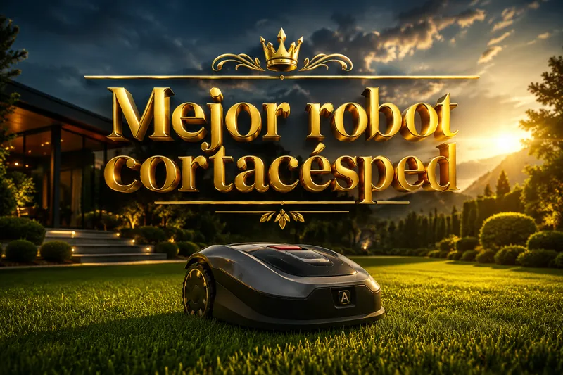 mejor robot cortacesped