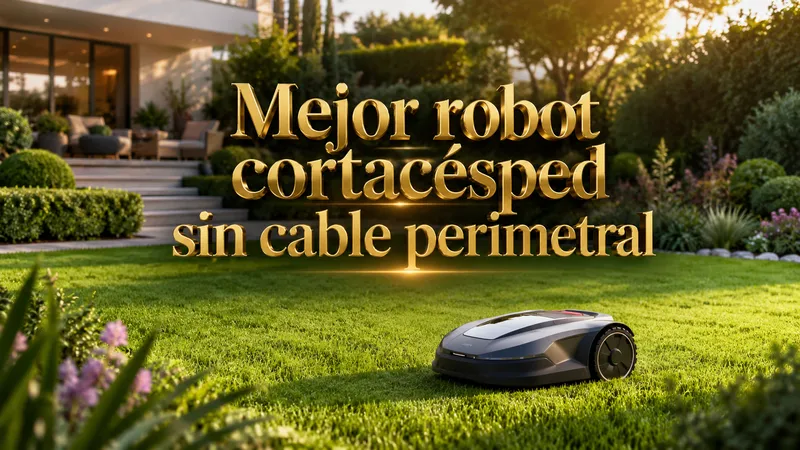 robot cortacesped sin cable perimetral